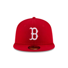 Load image into Gallery viewer, Boston Red Sox New Era MLB 59FIFTY 5950 Fitted Cap Hat Red Crown/Visor White Logo
