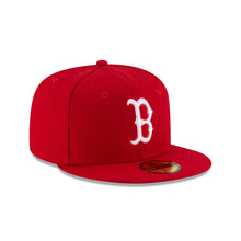 Load image into Gallery viewer, Boston Red Sox New Era MLB 59FIFTY 5950 Fitted Cap Hat Red Crown/Visor White Logo