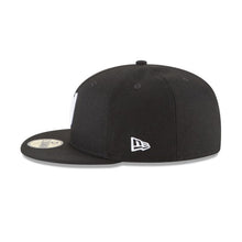 Load image into Gallery viewer, Washington Nationals New Era MLB 59FIFTY 5950 Fitted Cap Hat Black Crown/Visor White Logo