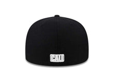 Load image into Gallery viewer, West Coast New Era MLB 59Fifty 5950 Fitted Cap Hat Black Crown/Visor Black/White USA Map Logo