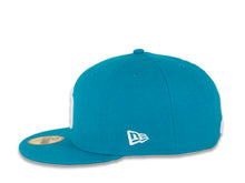 Load image into Gallery viewer, San Diego Padres New Era MLB 59FIFTY 5950 Fitted Cap Hat Turquoise Crown/Visor White Logo