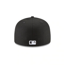 Load image into Gallery viewer, Cleveland Indians New Era MLB 59FIFTY 5950 Fitted Cap Hat Black Crown/Visor White C Logo