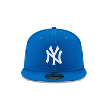 Load image into Gallery viewer, New York Yankees New Era MLB 59FIFTY 5950 Fitted Cap Hat Blue Crown/Visor White Logo