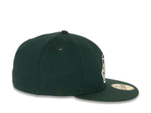 Load image into Gallery viewer, Cleveland Indians New Era MLB 59FIFTY 5950 Fitted Cap Hat Dark Green Crown/Visor Dark Gray/White Chief Wahoo Logo