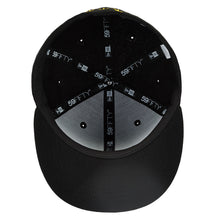 Load image into Gallery viewer, Philippines New Era 59FIFTY 5950 Fitted Cap Hat Black Crown/Visor Philippines Crest Flag Logo 3 Stars Back Logo