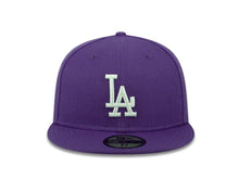 Load image into Gallery viewer, Los Angeles Dodgers New Era MLB 59FIFTY 5950 Fitted Cap Hat Purple Crown/Visor White Logo