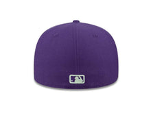 Load image into Gallery viewer, Los Angeles Dodgers New Era MLB 59FIFTY 5950 Fitted Cap Hat Purple Crown/Visor White Logo