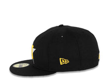 Load image into Gallery viewer, Houston Astros New Era MLB 59FIFTY 5950 Fitted Cap Hat Black Crown/Visor Gray/Yellow Logo
