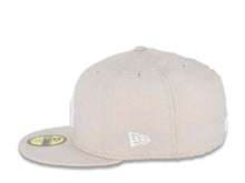 Load image into Gallery viewer, Los Angeles Dodgers New Era MLB 59FIFTY 5950 Fitted Cap Hat Beige Crown/Visor White Logo (Pastel)