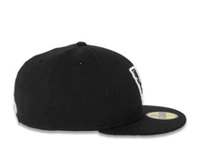 Load image into Gallery viewer, CALI CALIfornia New Era 59FIFTY 5950 Fitted Cap Hat Black Crown/Visor Black/White Map Logo