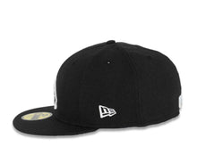 Load image into Gallery viewer, CALI CALIfornia New Era 59FIFTY 5950 Fitted Cap Hat Black Crown/Visor Black/White Map Logo
