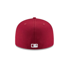 Load image into Gallery viewer, New York Yankees New Era MLB 59FIFTY 5950 Fitted Cap Hat Cardinal Crown/Visor White Logo