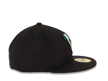 Load image into Gallery viewer, CaliMex New Era 59FIFTY 5950 Fitted Cap Hat Black Crown/Visor Mexico Flag Inside California State Map Logo
