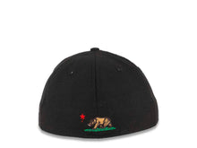 Load image into Gallery viewer, CALI CALIfornia New Era 59FIFTY 5950 Fitted Cap Hat Black Crown/Visor White Script Logo