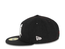 Load image into Gallery viewer, CALI CALIfornia New Era 59FIFTY 5950 Fitted Cap Hat Black Crown/Visor White Script Logo