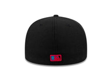 Load image into Gallery viewer, Minnesota Twins New Era MLB 59FIFTY 5950 Fitted Cap Hat Black Crown/Visor Blue/Red Logo