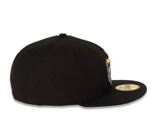 Load image into Gallery viewer, Cuba New Era 59FIFTY 5950 Fitted Cap Hat Black Crown/Visor Blue/White/Yellow Cuba Flag Crest Logo