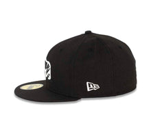 Load image into Gallery viewer, California New Era 59FIFTY 5950 Fitted Cap Hat Black Crown/Visor Black/White Bear Logo