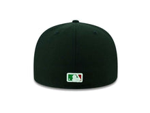 Load image into Gallery viewer, San Diego Padres New Era MLB 59FIFTY 5950 Fitted Cap Hat Black Crown/Visor Green/White/Red Diagonal Logo