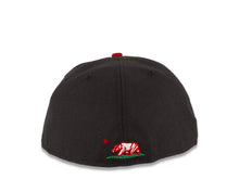 Load image into Gallery viewer, CALI CALIfornia New Era 59FIFTY 5950 Fitted Cap Hat Black Crown/Visor White/Green CALI Script Logo with Map