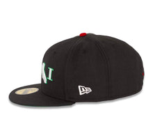 Load image into Gallery viewer, CALI CALIfornia New Era 59FIFTY 5950 Fitted Cap Hat Black Crown/Visor White/Green CALI Script Logo with Map