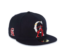 Load image into Gallery viewer, California Angels New Era MLB 59FIFTY 5950 Fitted Cap Hat Navy Blue Crown/Visor Team Color CA Logo (Insider)