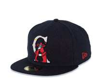 Load image into Gallery viewer, California Angels New Era MLB 59FIFTY 5950 Fitted Cap Hat Navy Blue Crown/Visor Team Color CA Logo (Insider)