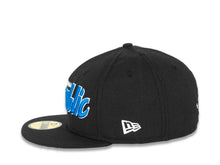Load image into Gallery viewer, California Replubic New Era 59FIFTY 5950 Fitted Cap Hat Black Crown/Visor White/Blue Script Logo