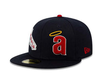 Load image into Gallery viewer, Califonia Angels New Era MLB 59FIFTY 5950 Fitted Cap Hat Navy Crown/Visor Double Logo