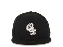 Load image into Gallery viewer, Oaxaca Guerreros LMB New Era 59FIFTY 5950 Fitted Cap Hat Black Crown/Visor White Logo