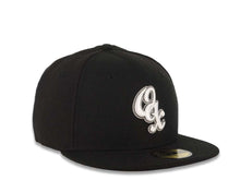 Load image into Gallery viewer, Oaxaca Guerreros LMB New Era 59FIFTY 5950 Fitted Cap Hat Black Crown/Visor White Logo