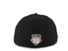 Load image into Gallery viewer, Oaxaca Guerreros LMB New Era 59FIFTY 5950 Fitted Cap Hat Black Crown/Visor White Logo