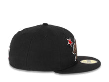 Load image into Gallery viewer, California Replubic New Era 59FIFTY 5950 Fitted Cap Hat Black Crown/Visor Brown/White/Red Bear Logo