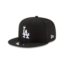 Load image into Gallery viewer, Los Angeles Dodgers New Era MLB 9Fifty 950 Snapback Cap Hat Black Crown/Visor White Logo