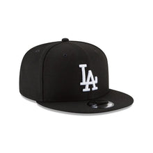 Load image into Gallery viewer, Los Angeles Dodgers New Era MLB 9Fifty 950 Snapback Cap Hat Black Crown/Visor White Logo