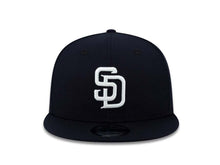 Load image into Gallery viewer, San Diego Padres New Era MLB 9FIFTY 950 Snapback Cap Hat Navy Crown/Visor White Logo