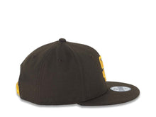 Load image into Gallery viewer, (Youth) San Diego Padres New Era MLB 9FIFTY 950 Kid Snapback Cap Hat Brown Crown/Visor Yellow Logo