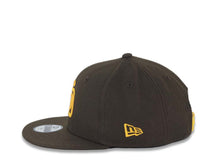 Load image into Gallery viewer, (Youth) San Diego Padres New Era MLB 9FIFTY 950 Kid Snapback Cap Hat Brown Crown/Visor Yellow Logo