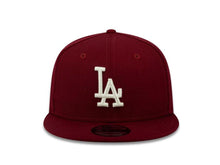Load image into Gallery viewer, Los Angeles Dodgers New Era MLB 9FIFTY 950 Snapback Cap Hat Maroon Crown/Visor White Logo