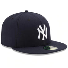 Load image into Gallery viewer, (Infant) New York Yankees New Era MLB 59FIFTY 5950 Fitted Cap Hat Navy Crown/Visor White Logo (My 1st First)
