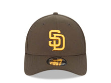 Load image into Gallery viewer, San Diego Padres New Era MLB 39THIRTY 3930 Flexfit Cap Hat Brown Crown/Visor Gold Logo