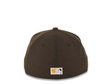Load image into Gallery viewer, (Youth) San Diego Padres New Era MLB 59FIFTY 5950 Kid Fitted Cap Hat Brown Crown/Visor Gold/Brown Swinging Friar Logo