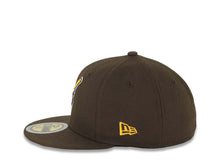 Load image into Gallery viewer, (Youth) San Diego Padres New Era MLB 59FIFTY 5950 Kid Fitted Cap Hat Brown Crown/Visor Gold/Brown Swinging Friar Logo