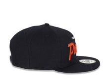 Load image into Gallery viewer, San Diego Padres New Era MLB 9Fifty 950 Snapback Cap Hat Navy Crown/Visor White/Orange Script Logo