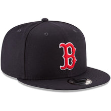 Load image into Gallery viewer, Boston Red Sox New Era 9FIFTY 950 Snapback Cap Hat Team Color Navy Crown/Visor Red/White Logo