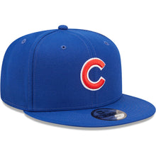 Load image into Gallery viewer, Chicago Cubs New Era MLB 9FIFTY 950 Snapback Cap Hat Royal Blue Crown/Visor Red/White Logo