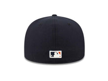 Load image into Gallery viewer, San Diego Padres New Era MLB 59FIFTY 5950 Fitted Cap Hat Navy Crown/Visor Navy/Orange Friar Logo