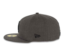 Load image into Gallery viewer, San Diego Padres New Era MLB 59FIFTY 5950 Fitted Cap Hat Dark Gray Crown/Visor Black Logo