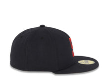 Load image into Gallery viewer, San Diego Padres MLB Fitted Cap Hat Navy Blue Crown/Visor Red S Pacific Coast League Logo
