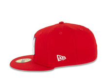 Load image into Gallery viewer, Mexicali Aguilas New Era Mexican Pacific League LMP 59FIFTY 5950 Fitted Cap Hat Red Crown/Visor White/Black Logo